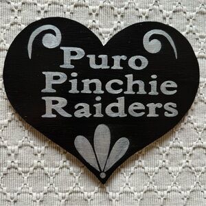 LAS VEGAS RAIDERS Hand-cut & Hand painted wooden Heart